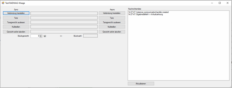 Test Waage