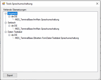 Sprachverwaltung