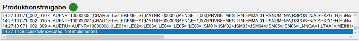  Produktionsfreigabe